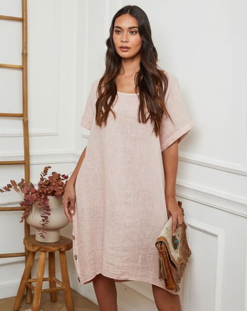 Robe 100% Lin Harvel nude