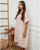 Robe 100% Lin Harvel nude