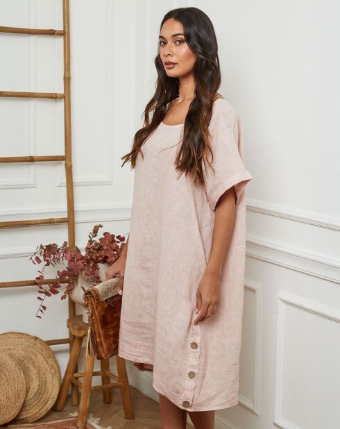 Robe 100% Lin Harvel nude