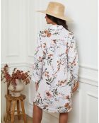 Robe en Lin mélangé Ivika blanche