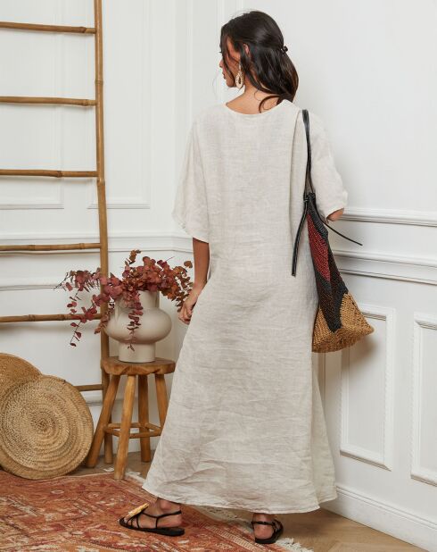 Robe 100% Lin Jacobi beige