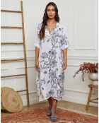 Robe 100% Lin Korry blanche