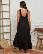 Robe 100% Lin Norgel noire