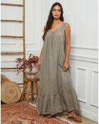 Robe 100% Lin Norgel taupe