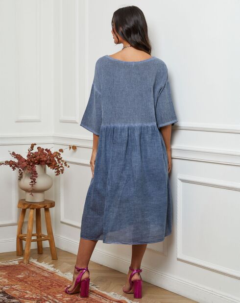 Robe Postyn bleu indigo