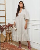 Robe 100% Lin Presty beige