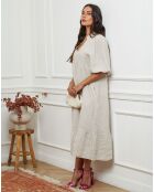 Robe 100% Lin Presty beige