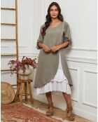 Robe 100% Lin Saxo taupe