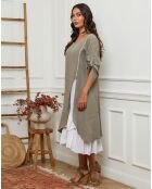 Robe 100% Lin Saxo taupe