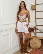 Short 100% Lin Jardel blanc