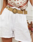 Short 100% Lin Jardel blanc