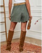 Short 100% Lin Jardel vert kaki