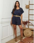 Short 100% Lin Jardel bleu marine