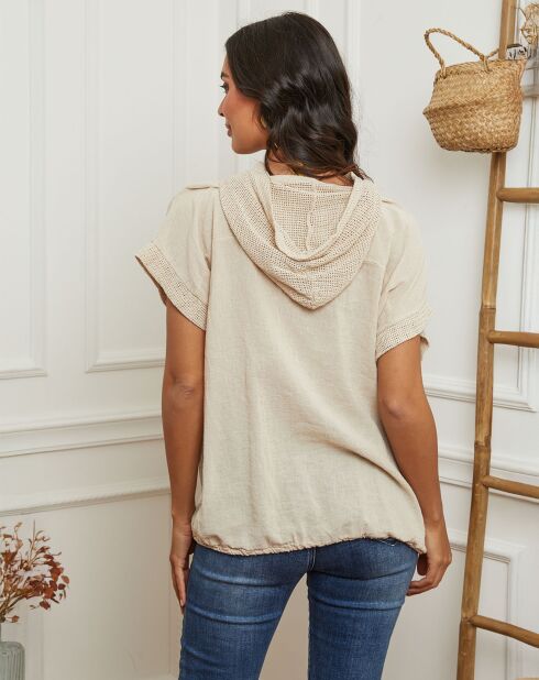 Top Carnaval beige
