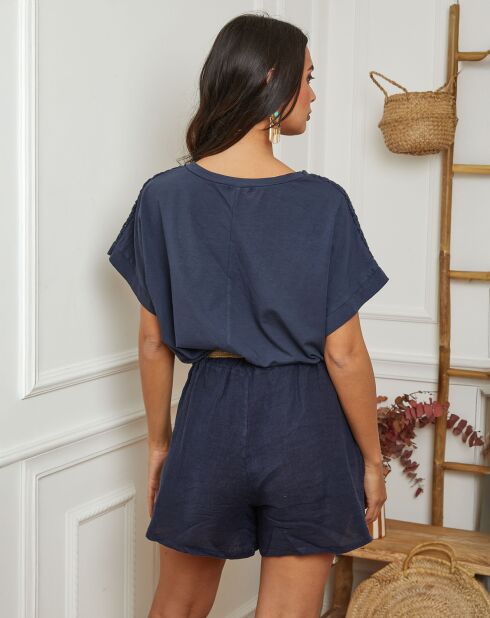 Top Carnaval bleu marine