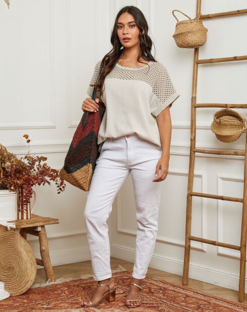 Top Carnaval taupe