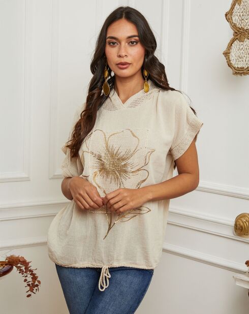Top Casta beige