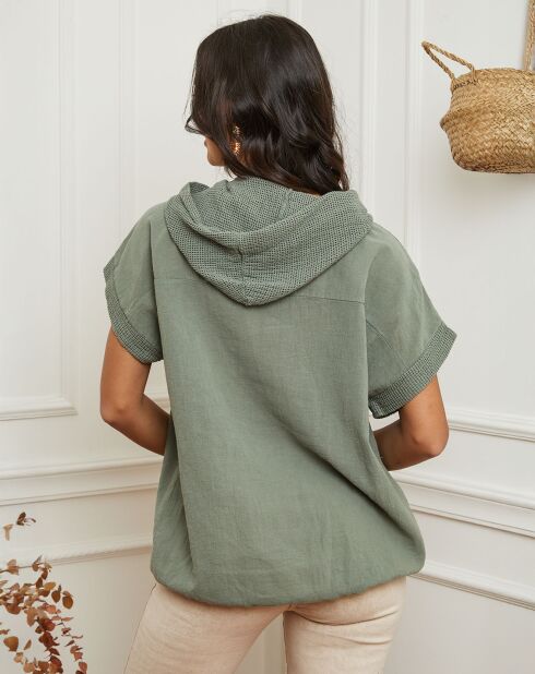 Top Casta vert kaki