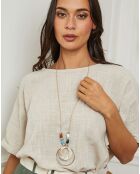 Top Claudine beige