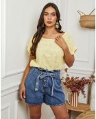 Top Furtive jaune