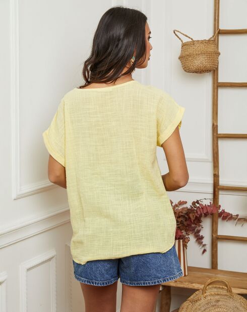 Top Furtive jaune