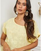 Top Furtive jaune