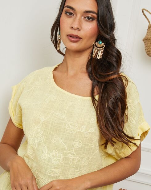 Top Furtive jaune