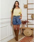 Top Furtive jaune