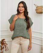 Top Furtive vert kaki