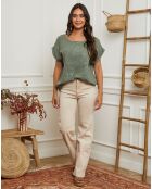 Top Furtive vert kaki
