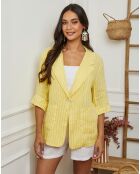 Veste 100% Lin Irdwan jaune