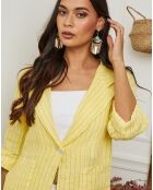 Veste 100% Lin Irdwan jaune