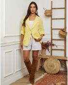 Veste 100% Lin Irdwan jaune