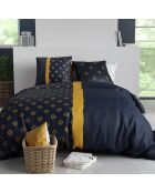Parure Housse de Couette 3pcs 100%coton 57fils nil