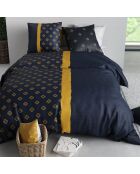 Parure Housse de Couette 3pcs 100%coton 57fils nil