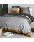 Parure Housse de Couette 3pcs 100% Coton  elka