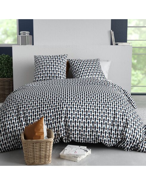 Parure de Couette 3pcs 100% Coton 57fils geo