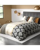 Parure Housse de Couette 3pcs 100% Coton 57fils madi