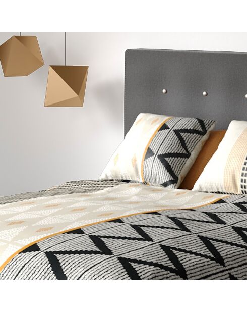 Parure Housse de Couette 3pcs 100% Coton 57fils madi