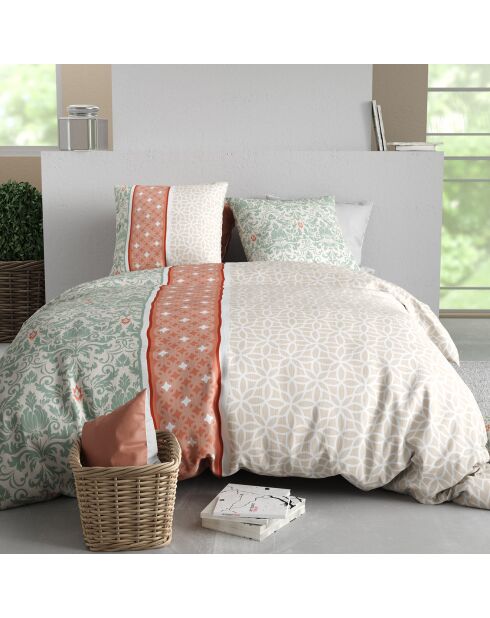 Parure Housse de Couette 3pcs 100% Coton 57fils prana