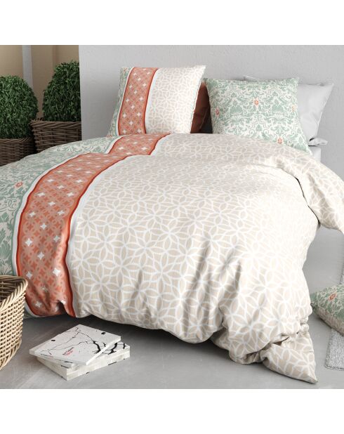 Parure Housse de Couette 3pcs 100% Coton 57fils prana