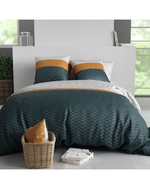 Parure Housse de Couette 3pcs 100% Coton 57fils orus