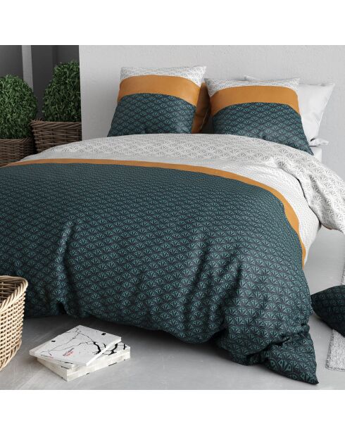 Parure Housse de Couette 3pcs 100% Coton 57fils orus