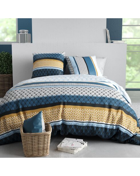 Parure Housse de Couette 3pcs 100% Coton 57fils osis