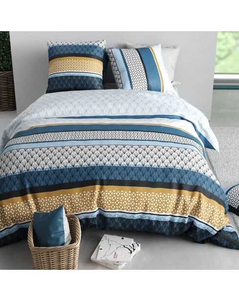Parure Housse de Couette 3pcs 100% Coton 57fils osis