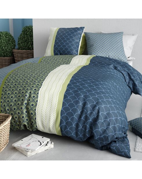 Parure Housse de Couette 3pcs 100% Coton 57fils polo