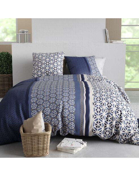 Parure Housse de Couette 3pcs 100% Coton 57fils mil