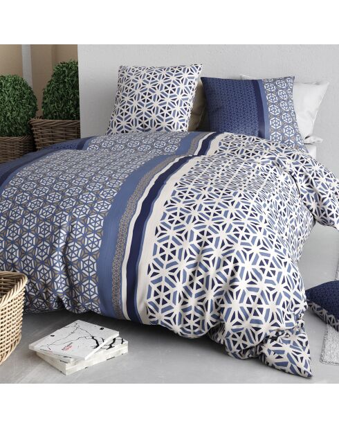 Parure Housse de Couette 3pcs 100% Coton 57fils mil