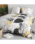 Parure Housse de Couette 3pcs 100% Coton 57fils moana