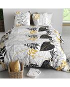 Parure Housse de Couette 3pcs 100% Coton 57fils moana
